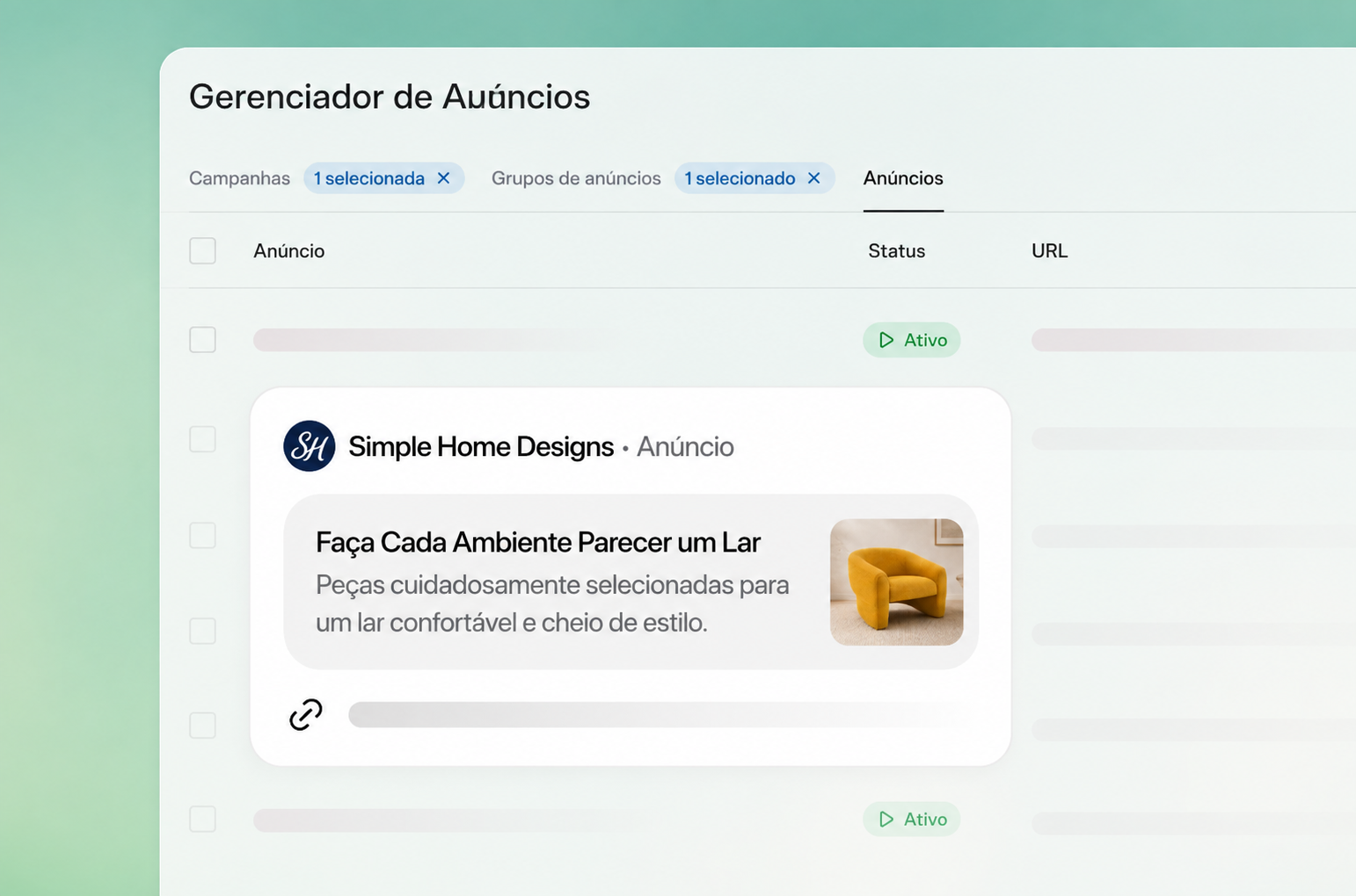 Anúncio exibido dentro do ChatGPT identificado como patrocinado